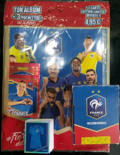 Rare panini foot fiers - foot, bleus