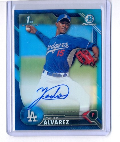 Yadier alvarez 2016 - 2016, bowman