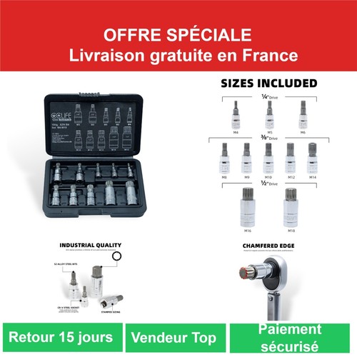 Cclife 10pcs jeu douilles - 10pcs, de