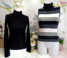 Lot vêtements occasion femm: Pull " In extenso ", Haut " Petit bateau " - T : 36