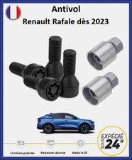 Ecrous antivol de roues noir Renault Rafale dès 2023 (4 écrous + 2 douilles)