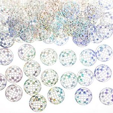 Lot de 100 boules à facettes à paillettes - Confettis disco - Confettis de ta...