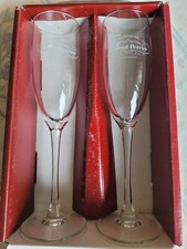 LOT 2 FLUTES À CHAMPAGNE LAURENT PERRIER BOITE D'ORIGINE