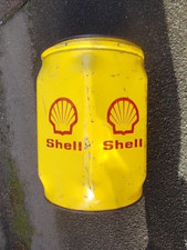 Enorme bidon garage SHELL hexagonal 100 litres automobilia voiture déco top !