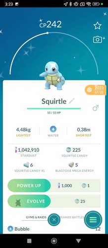 Squirtle shiny carapuce - shiny, /