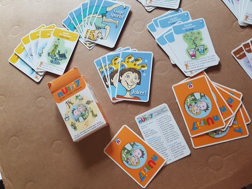 Jeu cartes ancien 7 - jeu, de