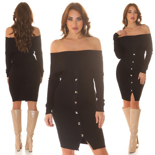 Robe mini striée - robe, miss