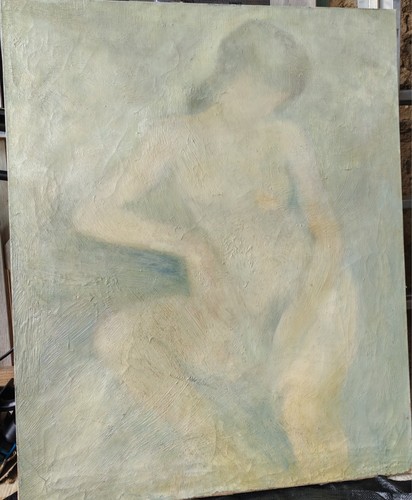 Peinture ancienne huile sur