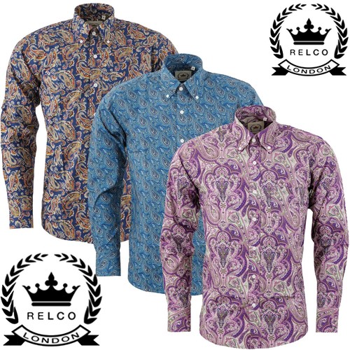 Relco hommes cachemire chemise - cachemire,
