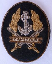 Insigne Casquette Marine Cameroun Fusiliers Marins Nageurs de Combat ORIGINAL