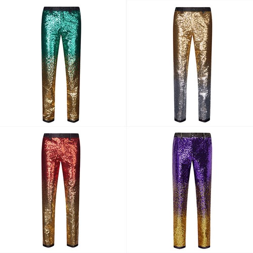 Pantalons brillants paillettes - pantalons,
