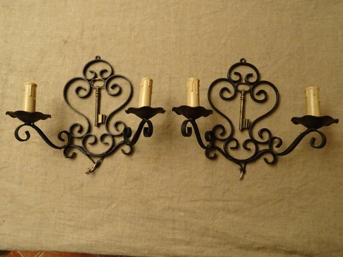 Paire appliques murales - paire, d'appliques