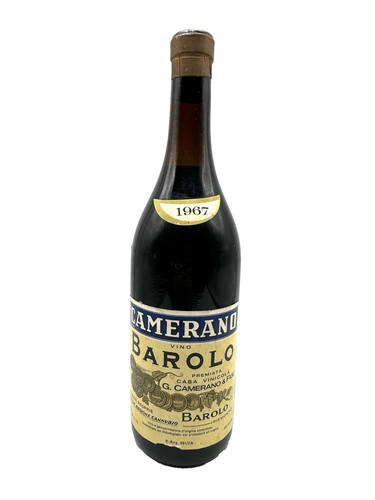 Barolo camerano 1967 - barolo, docg