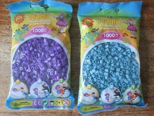 2 sachets de perles Hama - bleu et violet 