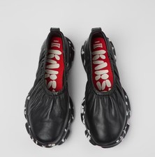 Chaussures Plates Mocassins Camper 40 EU Cuir Noir Neuves 