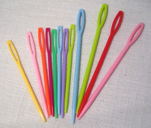 Lot aiguilles plastique gros - 5,