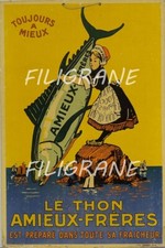 AMIEUX FrèRES THON Rgok - POSTER HQ 40x60cm d'une AFFICHE VINTAGE