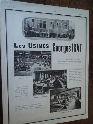 Georges irat usine voiture - georges,
