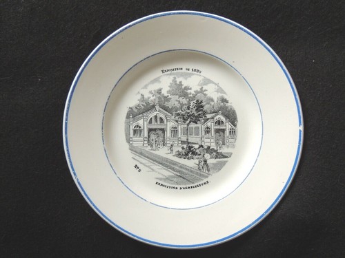 Assiette parlante creil - assiette,