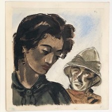 Rudyard Kipling. La plus belle histoire du monde [1/16 de tête + dessin] - 1940