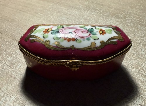Boîte ancien porcelaine - ancien,