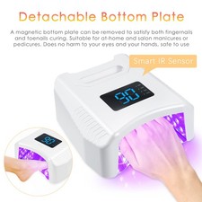 Cordless UV LED Nail Lamp 80W 52LEDs Gel Nail Polish Dryer Quick Drying