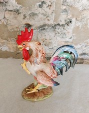 Rare coq en céramique italienne vintage 1960-1970 Etat Impeccable