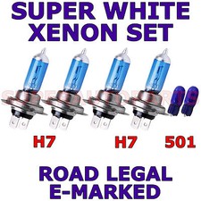 Ampoules Halogènes Super Blanches H7 501 Pour BMW 7 Series 2006-À Aujourd'Hui