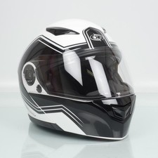 Casque pour moto modulable One Outline 2.0 blanc noir homme femme Taille XS 54cm