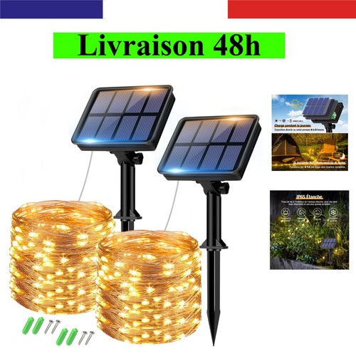 Guirlande solaire extérieure - guirlande,