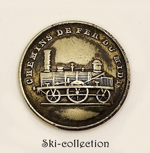 Bouton chemins fer - de, midi
