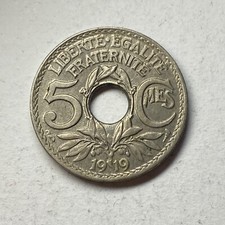#9297 - 5 centimes 1919 Lindauer TTB