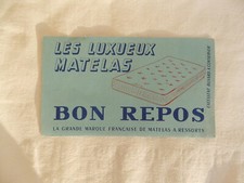 ANCIEN BUVARD PUBLICITAIRE LES LUXUEUX MATELAS