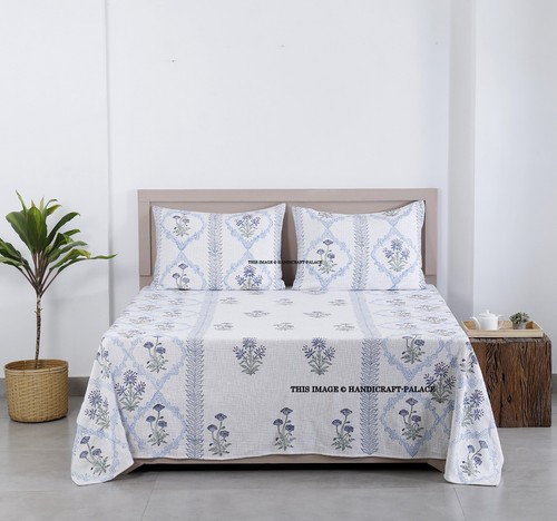 Couverture lit coton - lit, en