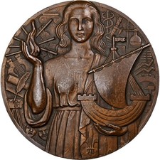 France, Médaille, La ville de Paris, MDP, Bronze, Turin, VZ