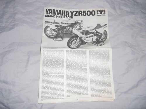 Notice moto yamaha yzr500 - moto,