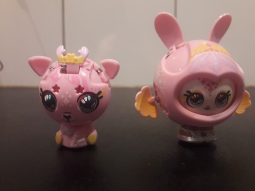 Lot zoobles roses spin - lot,
