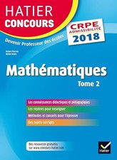 Hatier Concours CRPE 2018 -