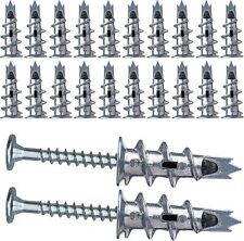 20 Jeux de Cheville Autoforeuse Placo, Chevilles à Visser pour Fixations 