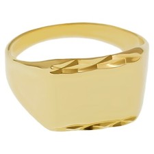 BAGUE Homme Chevalière PLAQUE