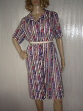 Robe Chemise 70s Vintage T50/52 (042)