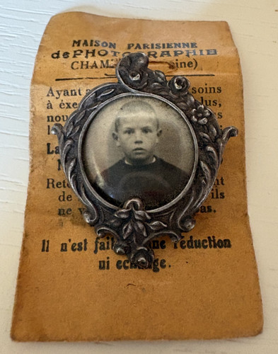 Bijou ancien broche photo