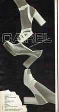 Publicité Advertising 1120 1972 Carel  chaussures escarpins