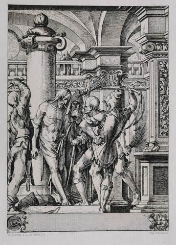 Flagellation eau forte de - la,