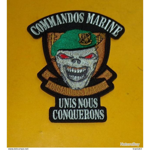 Tissu patch commandos - tissu, marine