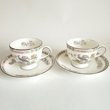 Wedgwood Kutani Crane Cup Soucoupe 2 Invités UK British Vintage Antique From ...