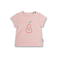 Sanetta Fille T-Shirt - Bébé, Manches Courtes, Col Rond, Bouton, Imprimé, 56-92