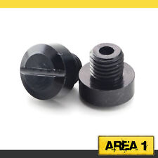 2x M10 Filetage Gewindeabdeckung Écrou Borgne Miroir D'Extrémité Du Guidon
