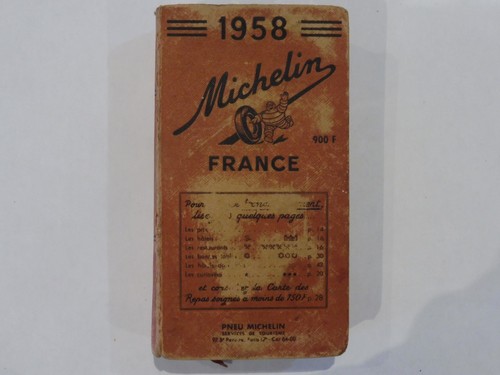 Ancien guide michelin 1958 - michelin,