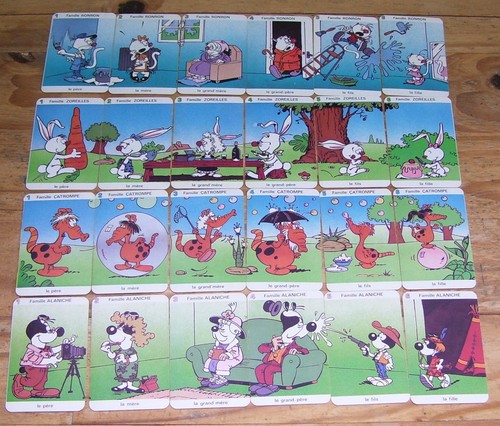 Jeu familles animaux sans - familles,